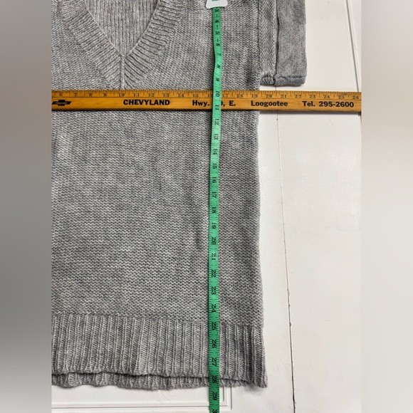 J. Crew Alpaca Merino Wool Short Cuff Sleeve Knit Sweater Mini Dress Tunic Sz S - Picture 3 of 5